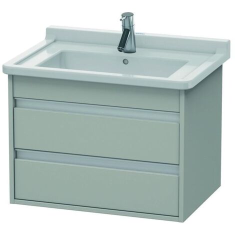 Duravit Waschtischunterschrank Ketho 65x45,5cm, betongr ma, 2 Schubk., wandhängend