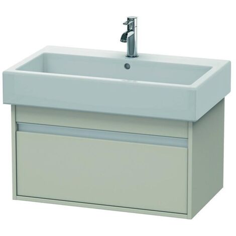 Duravit Waschtischunterschrank Ketho 75x44cm, Taupe, 1 Auszug, wandhängend