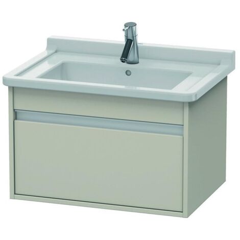 Duravit Waschtischunterschrank Ketho 80x45,5cm, Taupe, 1 Auszug, wandhängend
