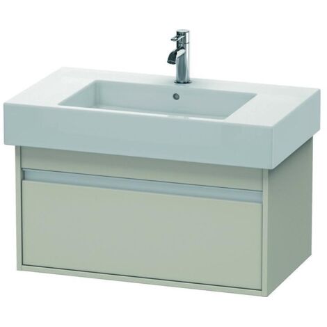 Duravit Waschtischunterschrank Ketho 80x45,5cm, Taupe, 1 Auszug, wandhängend