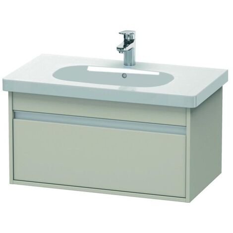 Duravit Waschtischunterschrank Ketho 80x45,5cm, Taupe, 1 Auszug, wandhängend