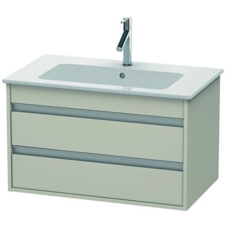 Duravit Waschtischunterschrank Ketho 80x47,5cm, Tau, 2 Schubk., wandhängend