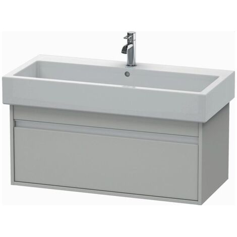Duravit Waschtischunterschrank Ketho 95x44cm, betongr ma, 1 Ausz., wandhängend
