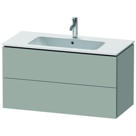 Duravit Waschtischunterschrank L-Cube 102x48,1cm, betongr ma, 2 Schub., wandhängend