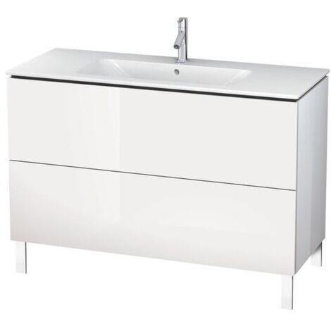 Duravit Waschtischunterschrank L-Cube 122x48,1cm, Tau matt, 2 Auszüge, stehend