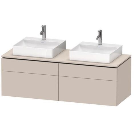 Duravit Waschtischunterschrank L-Cube 142x55x48,2cm, 2 SBK, T m, k EinrSy