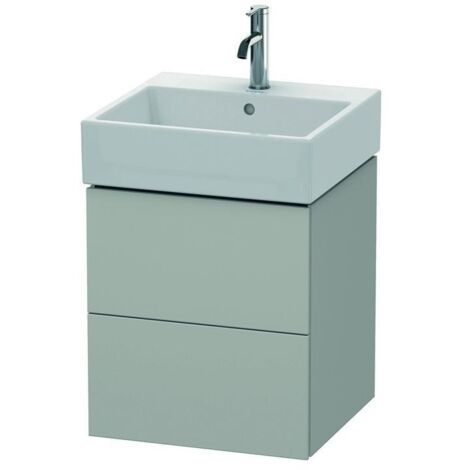Duravit Waschtischunterschrank L-Cube 48,4x45,9cm, betongr ma, 2 Schub., wandhängend