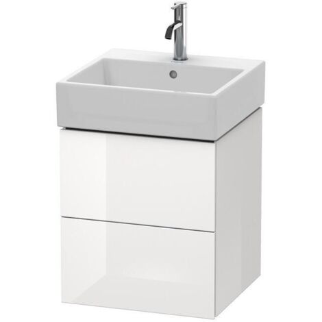 Duravit Waschtischunterschrank L-Cube 48,4x45,9cm, Tau matt, 2 Schub., wandhängend