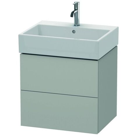 Duravit Waschtischunterschrank L-Cube 58,4x 45,9cm, bg ma, 2 Schub., wandhängend