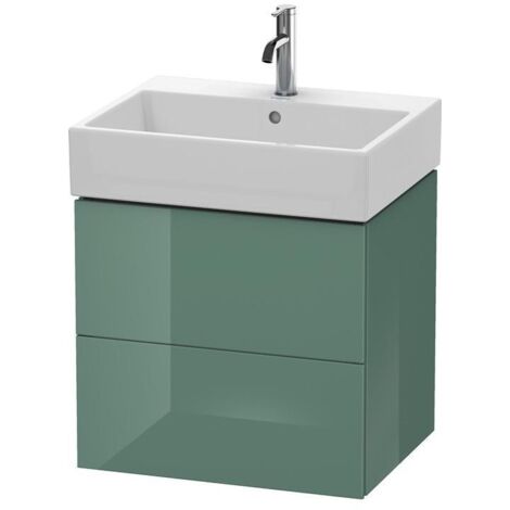 Duravit Waschtischunterschrank L-Cube 58,4x 45,9cm, Tau matt, 2 Schub., wandhängend