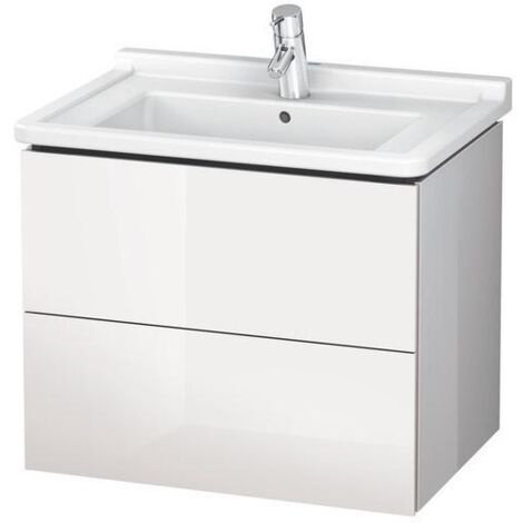 Duravit Waschtischunterschrank L-Cube 67x46,9cm, Tau matt, 2 Schub., wandhängend