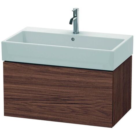 Duravit Waschtischunterschrank L-Cube 78,4x 45,9cm, Nussb dkl., 1 Ausz., wandhängend