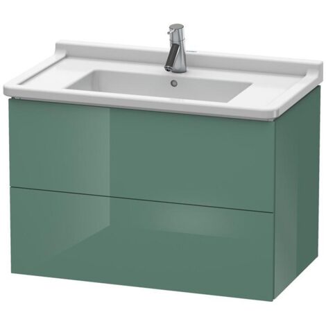 Duravit Waschtischunterschrank L-Cube 82x46,9cm, Tau matt, 2 Schub., wandhängend