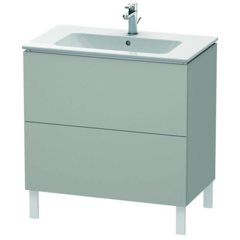 Duravit Waschtischunterschrank L-Cube 82x48,1cm, betongr ma, 2 Ausz., stehend