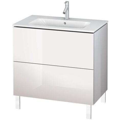 Duravit Waschtischunterschrank L-Cube 82x48,1cm, Tau matt, 2 Auszüge, stehend
