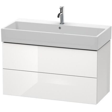 Duravit Waschtischunterschrank L-Cube 98,4x 45,9cm, Tau matt, 2 Schub., wandhängend