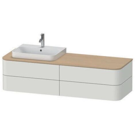 Duravit Waschtischunterschrank o. ES Happy D.2 Plus 40,8x160cm, 4 SchKa., BP l, Tau matt