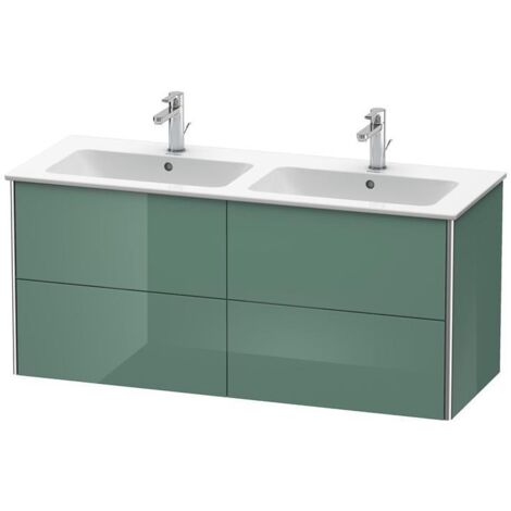 Duravit Waschtischunterschrank XSquare 128x47,8x56cm, 4 La, wandhängend, Tau matt