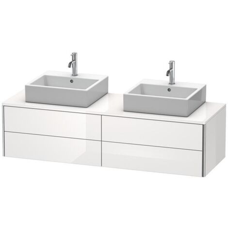 Duravit Waschtischunterschrank XSquare 160x54,8x40cm, 4 La, B bs, wd, we matt