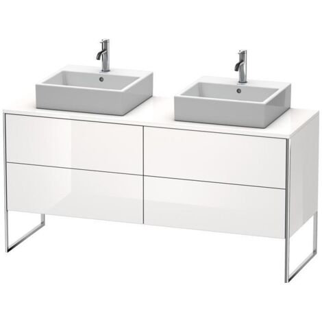 Duravit Waschtischunterschrank XSquare 160x54,8x77,8cm, 4 Ausz., steh., we matt