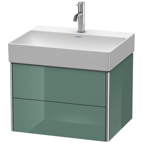 Duravit Waschtischunterschrank XSquare 58,4x46cm, Tau matt, 2 Schubk., wandhängend