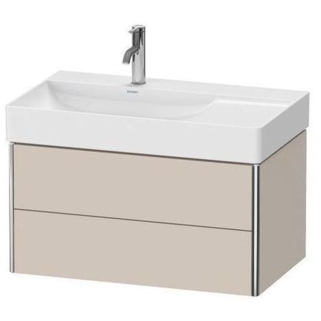 Duravit Waschtischunterschrank XSquare 78,4x46x39,7cm, 2 La, B l, wd, Tau matt