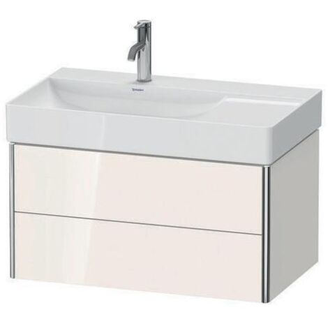 Duravit Waschtischunterschrank XSquare 78,4x46x39,7cm, 2 La, B l, wd, we matt
