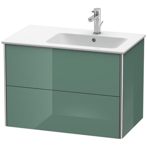 Duravit Waschtischunterschrank XSquare 81x47,8x56cm, 2 La, B r, wandhängend, Tau matt