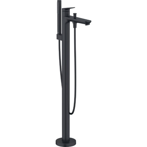 Duravit Wave - Badewannenarmatur, Bodenmontage, schwarz matt WA5250000046