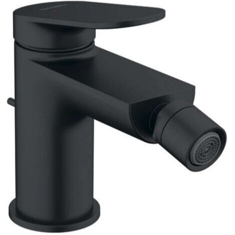 Duravit Wave - Bidetarmatur mit Ablaufgarnitur, schwarz matt WA2400001046