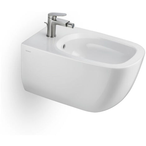 Duravit Wave Einhebel-Bidetmischer, Ausladung 128 mm, mit