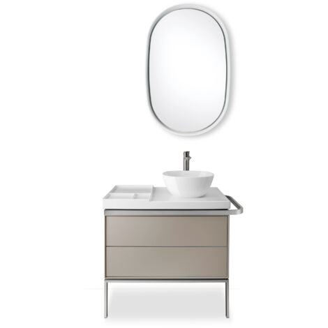 Duravit Wave - Waschtischarmatur, Edelstahl gebürstet WA1040002070