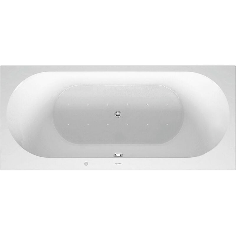 

Duravit Whirlpool Darling New 1800x800mm, versión empotrada o para revestimiento de bañera, 2 inclinaciones traseras, marco y desagüe y rebosadero,