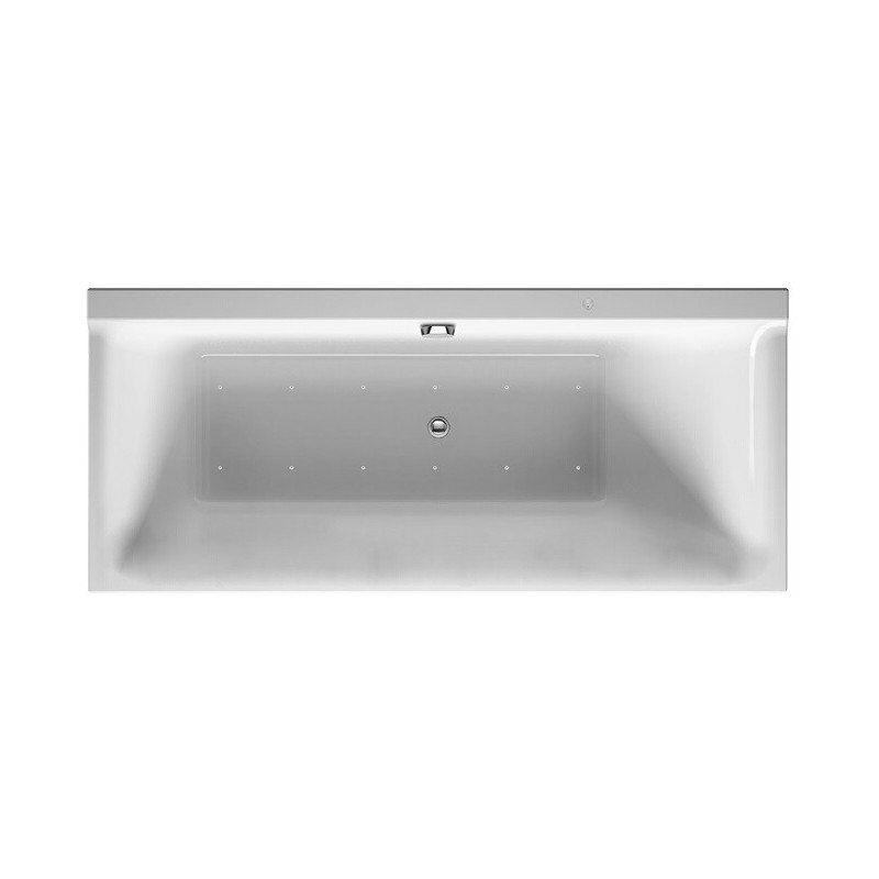 

Duravit - Bañera Bañera de hidromasaje rectangular P3 Comforts 133 l 160x70 blanco 1 respaldo inclinado a la derecha Air-Syst