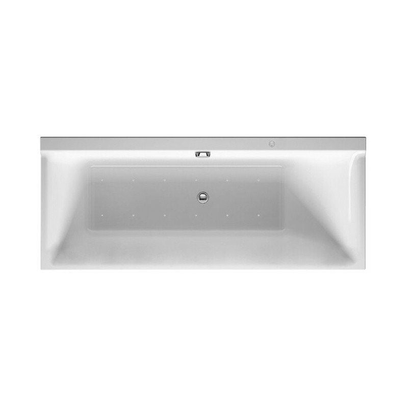

Duravit - Bañera Bañera de hidromasaje rectangular P3 Comforts 145 l 170x70 blanco 1 respaldo inclinado a la derecha Combi-Syst P
