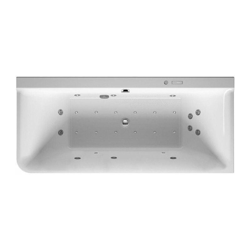 

Bañera de hidromasaje P3 Comforts ángulo recto 184 l 180x80 blanco, 2 respaldos Combi-Syst E - Duravit