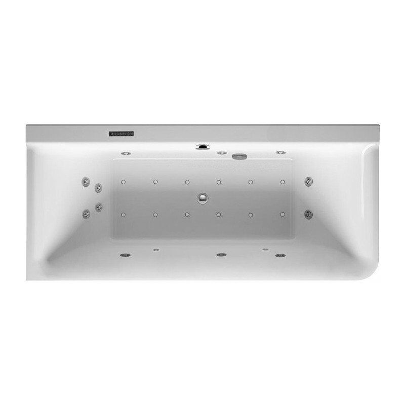 

Duravit - P3 Comforts bañera de hidromasaje esquina izquierda 184 l 180x80 blanco, 2 respaldos Combi-Syst L