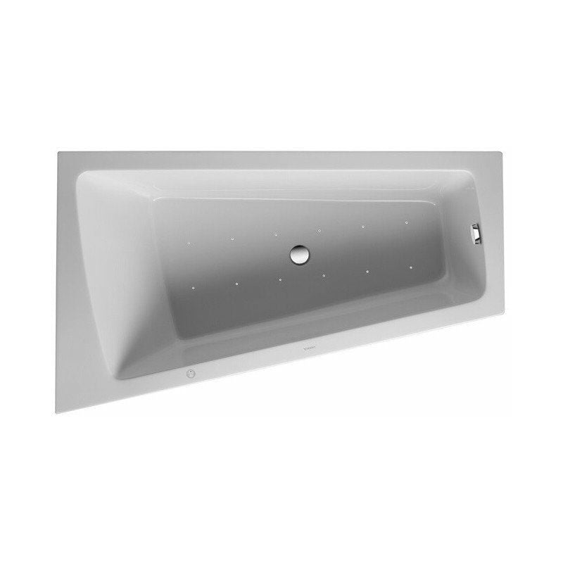 

Duravit PAIOVA bañera de hidromasaje 170 l 170x100 blanco 1 respaldo inclinado a la izquierda Air-Syst