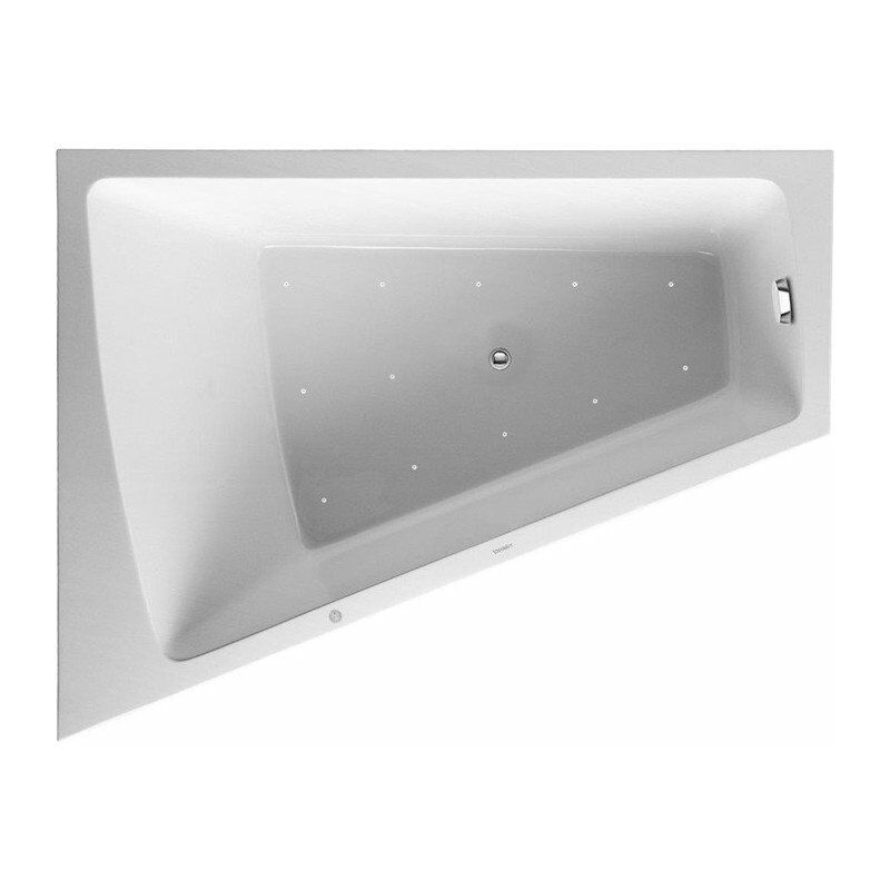 

Duravit PAIOVA bañera de hidromasaje 225 l 170x130 blanco 1 respaldo inclinado a la izquierda Air-Syst