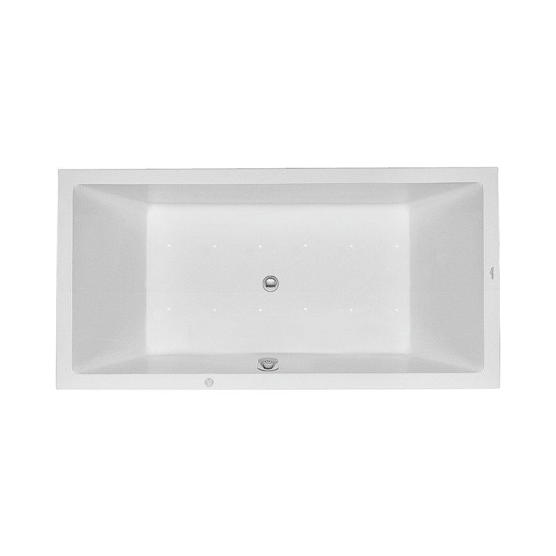 

Duravit Whirlpool Starck 1800x900mm versión empotrada con dos pendientes traseras, Airsystem - 760052000AS0000
