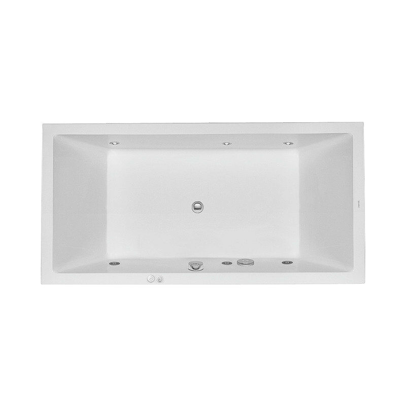 

Duravit Whirlpool Starck 1800x900mm versión empotrada con dos pendientes traseras, sistema de chorro - 760052000JS1000
