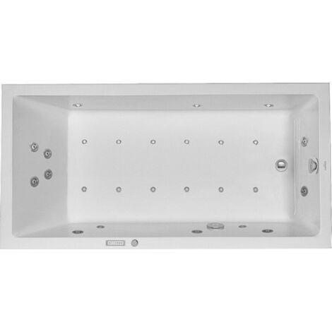 Duravit Whirlpool Starck 1800x900mm versión empotrada con un