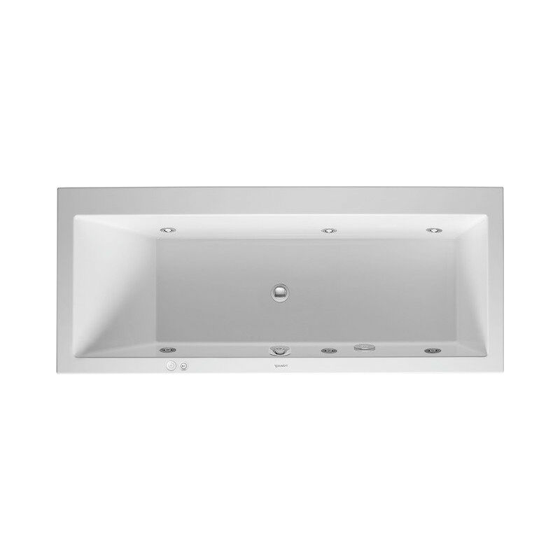

Duravit Whirlpool Vero 1700x750mm versión empotrada con una inclinación hacia atrás a la izquierda, sistema de chorro - 760133000JS1000