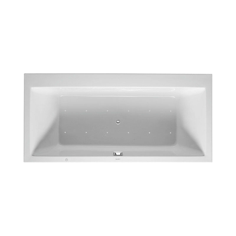 

Duravit Whirlpool Vero 1900x900mm versión empotrada con dos inclinaciones del respaldo, Airsystem - 760136000AS0000