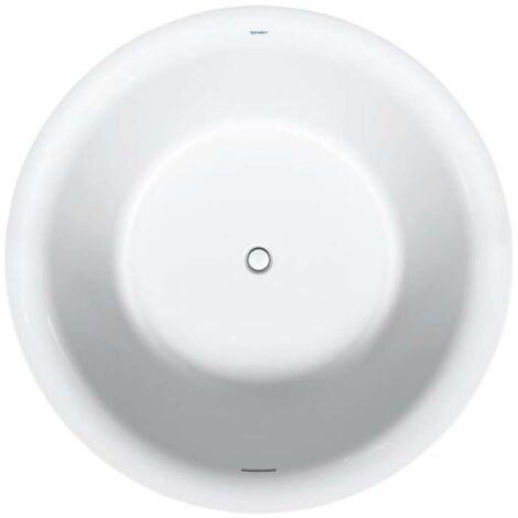 Duravit White Tulip Baignoire en pose libre, ronde, revêtement