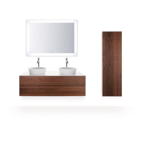 Duravit White Tulip, meuble sous-lavabo suspendu, largeur 1300 x