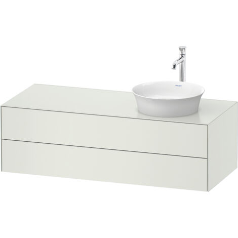 Duravit White Tulip, meuble sous-lavabo suspendu, largeur 1300 x