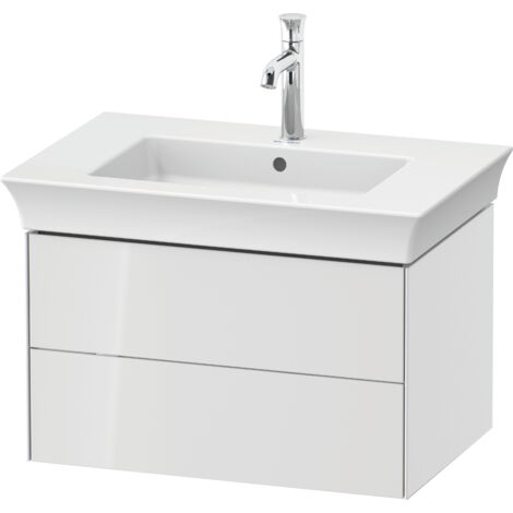 Duravit White Tulip, mueble de baño colgado en la pared, ancho