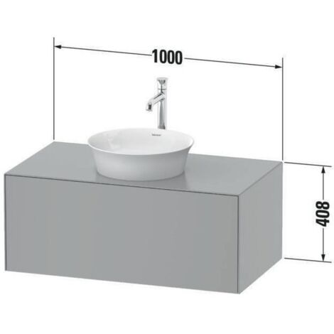Duravit White Tulip, Waschtischunterbau wandhängend, Breite 1000