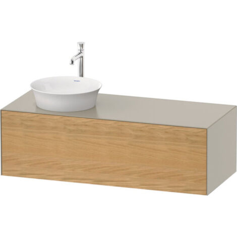 Duravit White Tulip, Waschtischunterbau wandhängend, Breite 1300